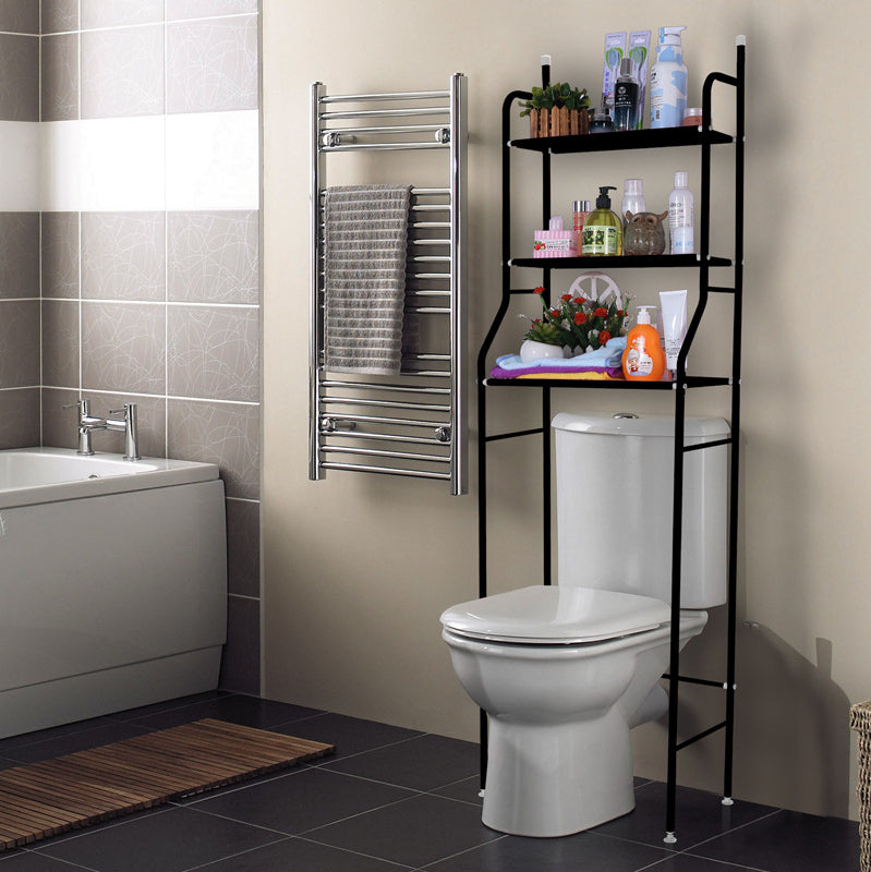 Metal Floor Type Washroom Shelf