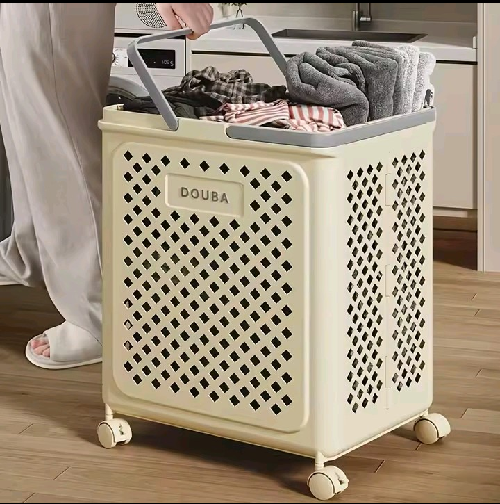 Large Capacity Foldable Laundry Trolly